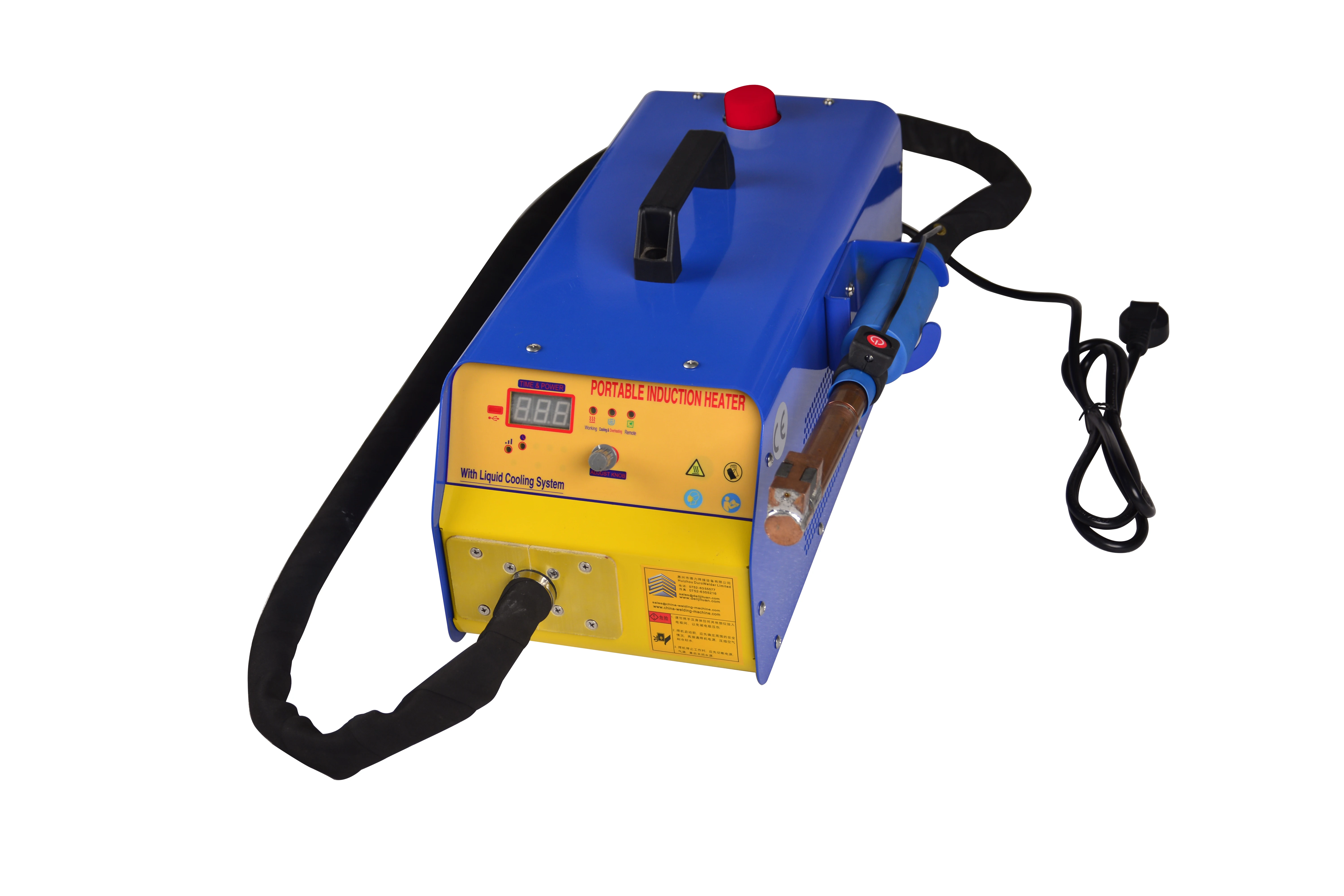 Induttore portatile del riscaldatore a induzione 3.5KW dell'europa con la fabbrica del sistema di raffreddamento ad acqua 220V