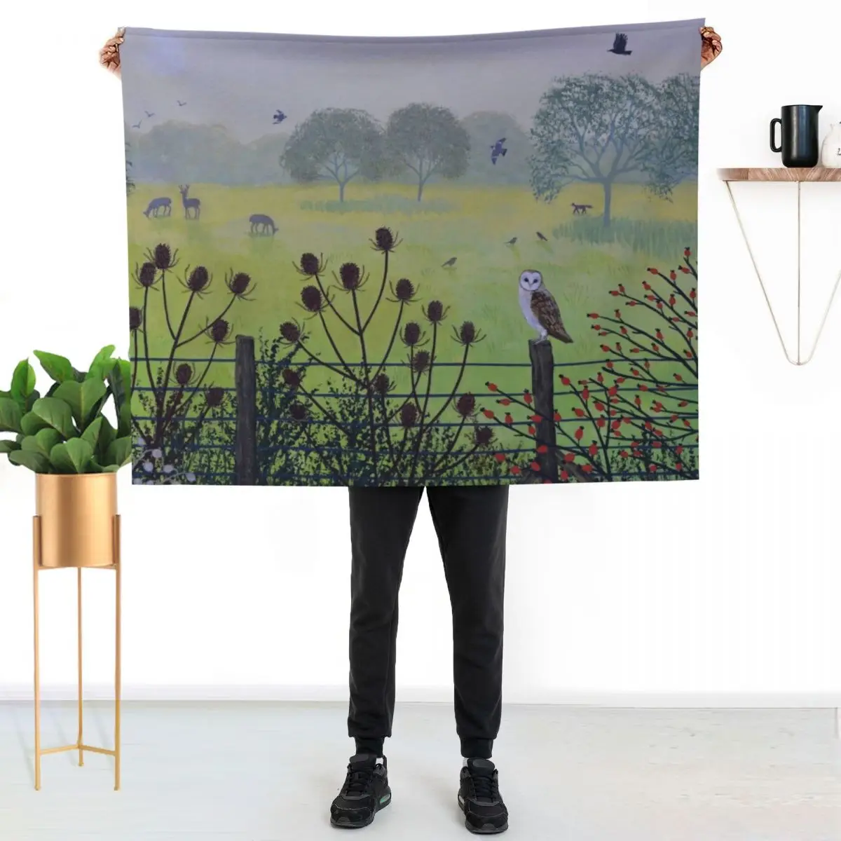 On the Fence Throw Blanket Decorative Throw Furrys Tourist Sofa Quilt Luxury Designer warm winter Blankets