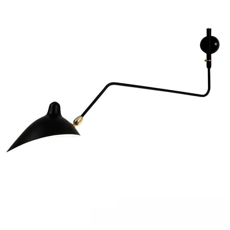 

Wall lamp Nordic living room bedroom bedside lamp aisle dining room study long arm stretch retro wall lamp