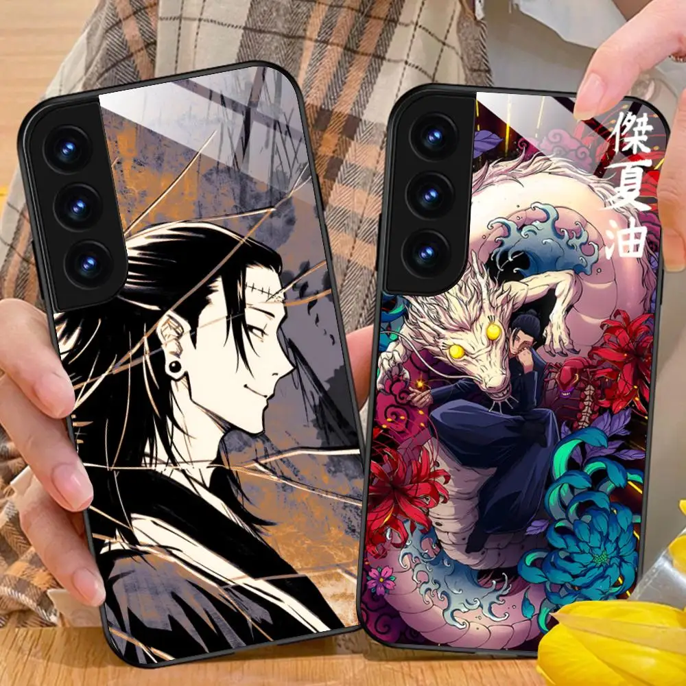 JJK Geto Suguru Phone Case for Samsung Galaxy A56 55 54 53 52 51 36 35 34 23 16 15 5G Glass Protective Cover
