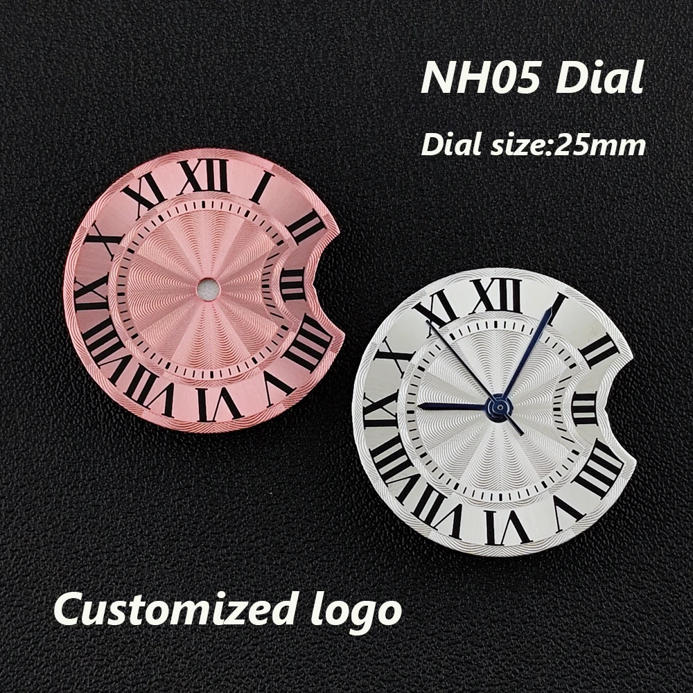 

NH05 dial women's watch 25mm custom logo dial without illuminated dial suitable for NH05 movement watch accessories