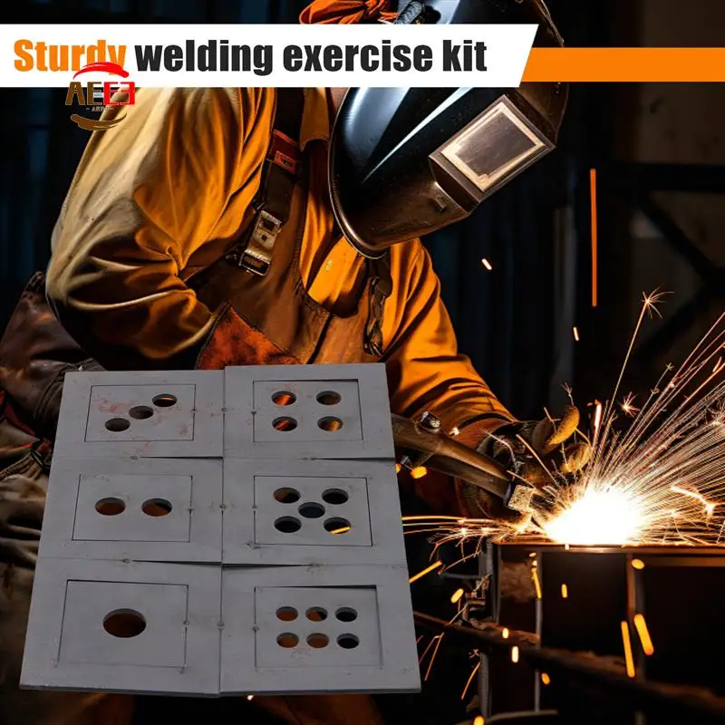 

AEE3-Stainless Steel Welding Practice Kit, Cube Dice Welding Coupons Kit For Beginners Practice And Training