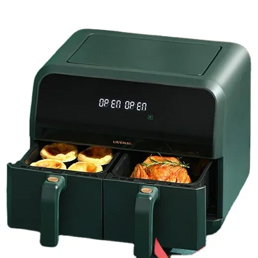 

8L Double Air Fryer Smart Touch Screen Oil Free Oven Fully Automatic Multifunctional Fryer