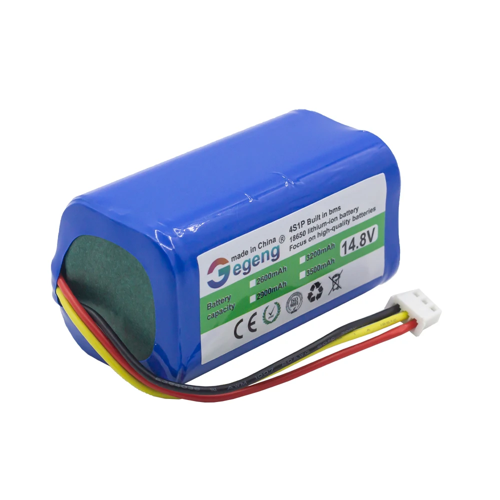 Batteria Gegeng 14.8V 2600mAh per Liectroux C30B E30B, per aspirapolvere Proscenic 800T, 830P, 820P, 820T, 820S li-ion 14.4V