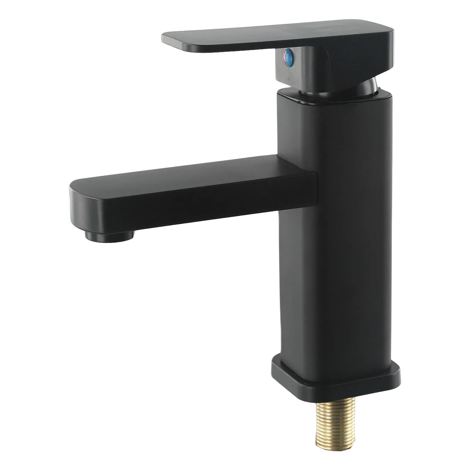 

1PC Sink Single Cold Mixer Faucet Basin Faucet Stainless Steel Basin Faucet Chrome Plated Faucet Bathroom Accessories