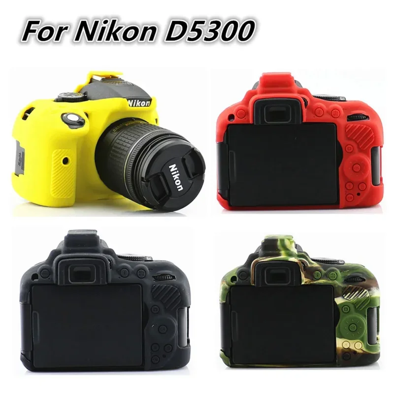 Silicone case cover DSLR camera bag for Nikon Z50 Z5 D750 D3200 D3300 D3400 d3500 D5300 D5500 D5600 D7100 D7200 D7500