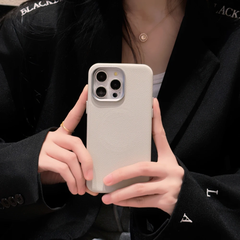 

Luxury Original Cortex Magsafe Wireless Charge Phone Case for iPhone 12 13 14 15 Pro Max Leather Magnetic Shockproof Back Cover