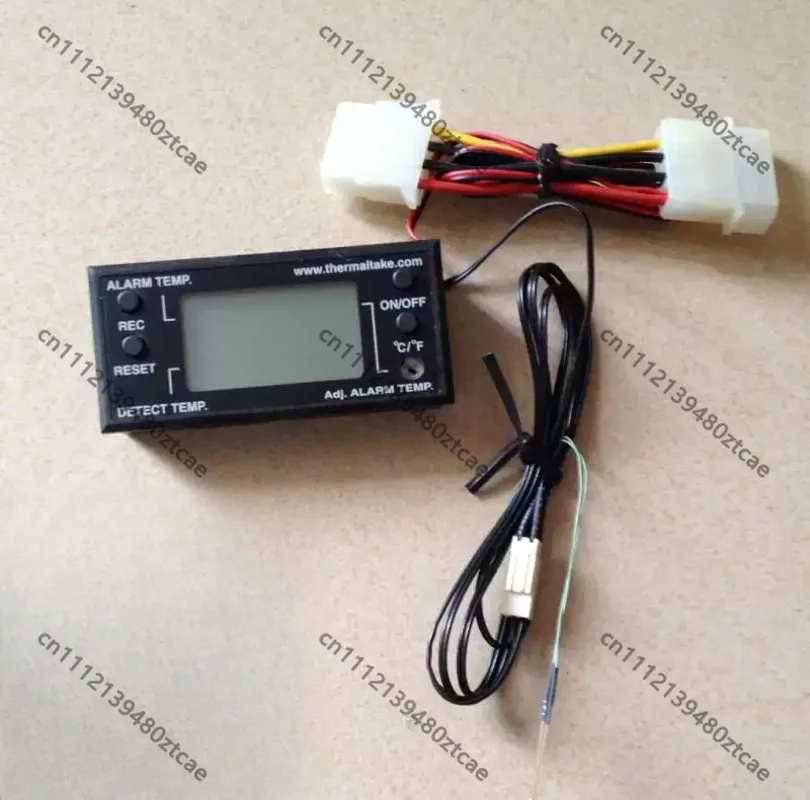 Electronic Digital Temperature Monitor High‑Sensitivity Thermometer With High‑Temperature Alarm Alert For Desktop PC Hardware