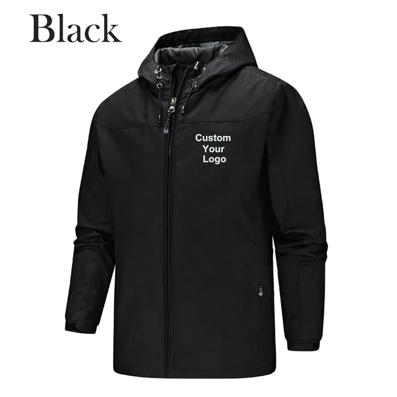 Spring and autumn Coat Custom Your single-layer outdoor jacket men's jacket jacket windproof  four seasons mountaineering suit