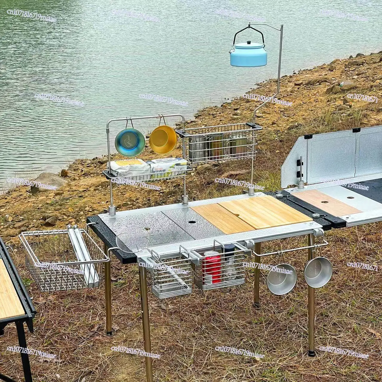 Outdoor Camping IGT Combination Table IGT Accessories Extended Corner Side Panel Bamboo Table Board Table Legs