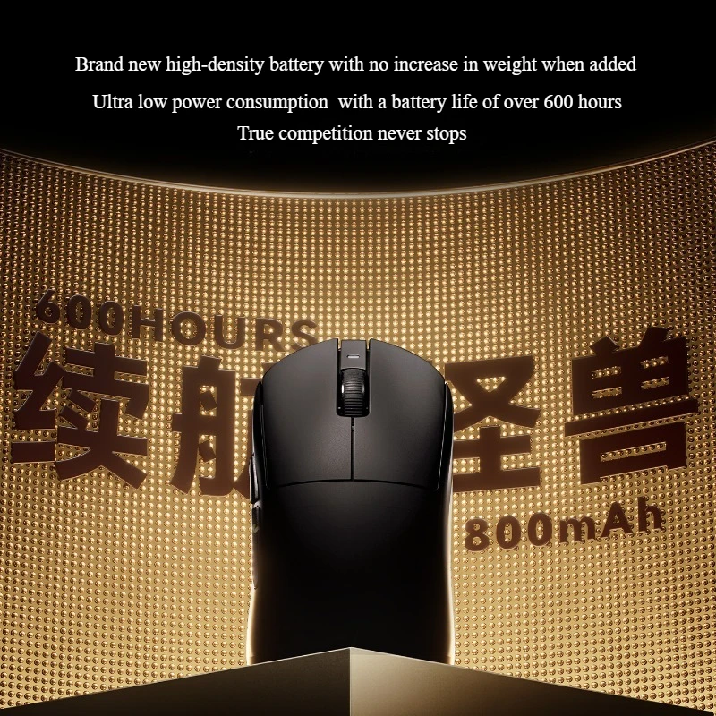ATK A9 Ultimate Wireless Mouse Master Edition PAW3950UItra 53gUltra Lightweight Ergonomic Game E-sports Mice PC Custom Accessory