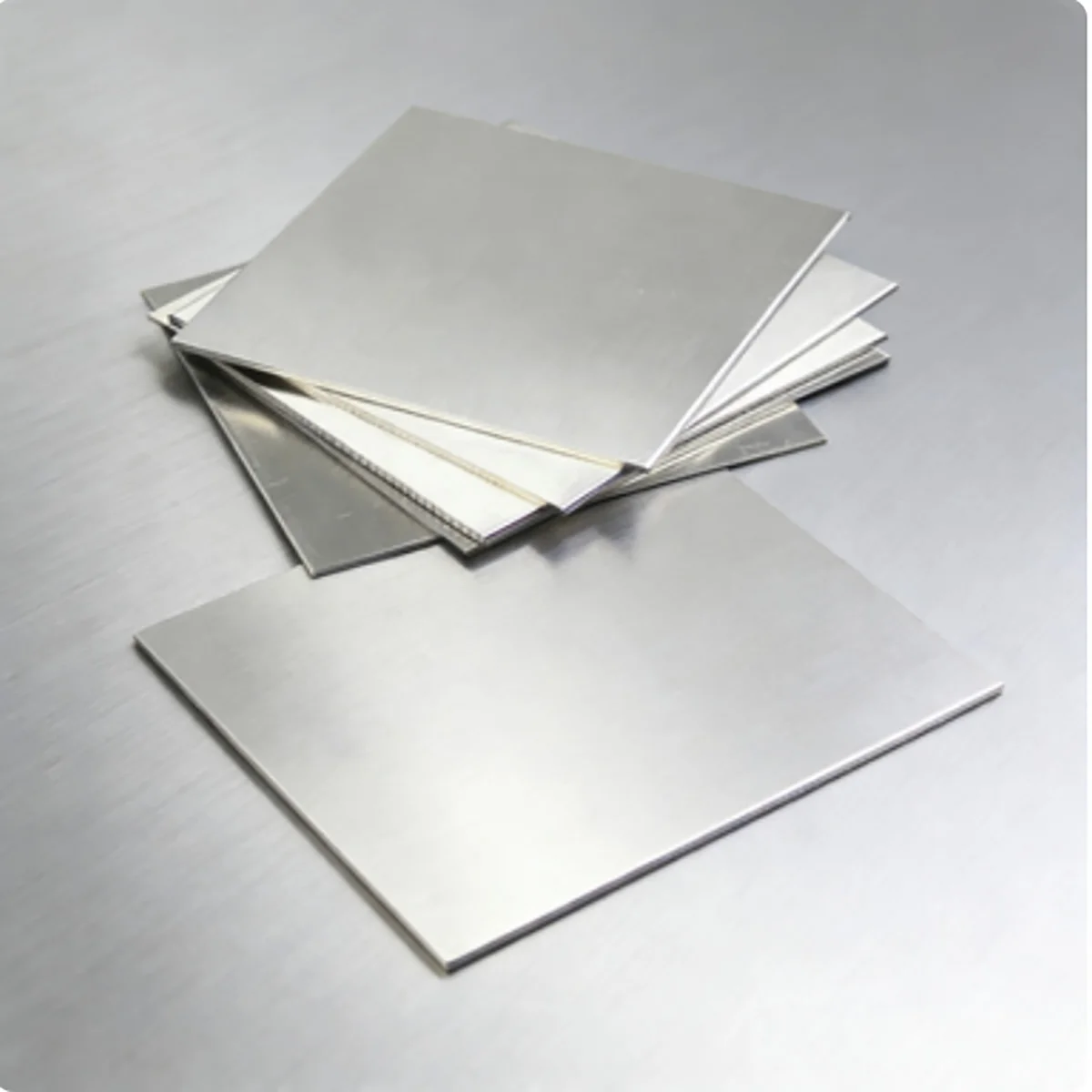 316L Stainless Steel Square Flat Plates Sheets 5mm Thickness Custom Sizes 50x50