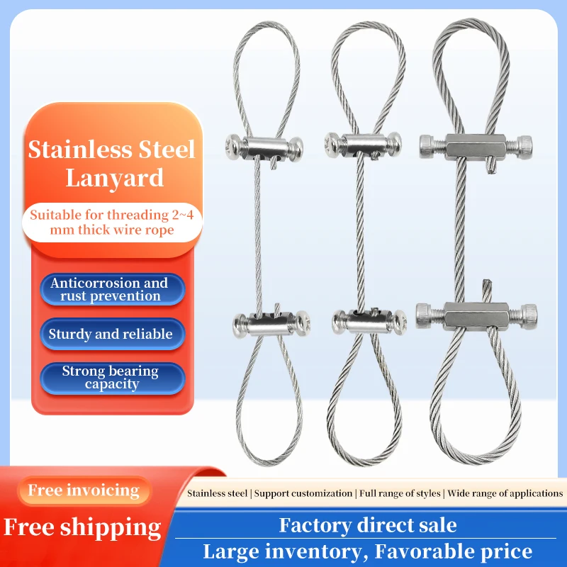 

2/3/4mm stainless steel cable, adjustable metal rope, suspension rope, can be used for lighting/potted plant suspension