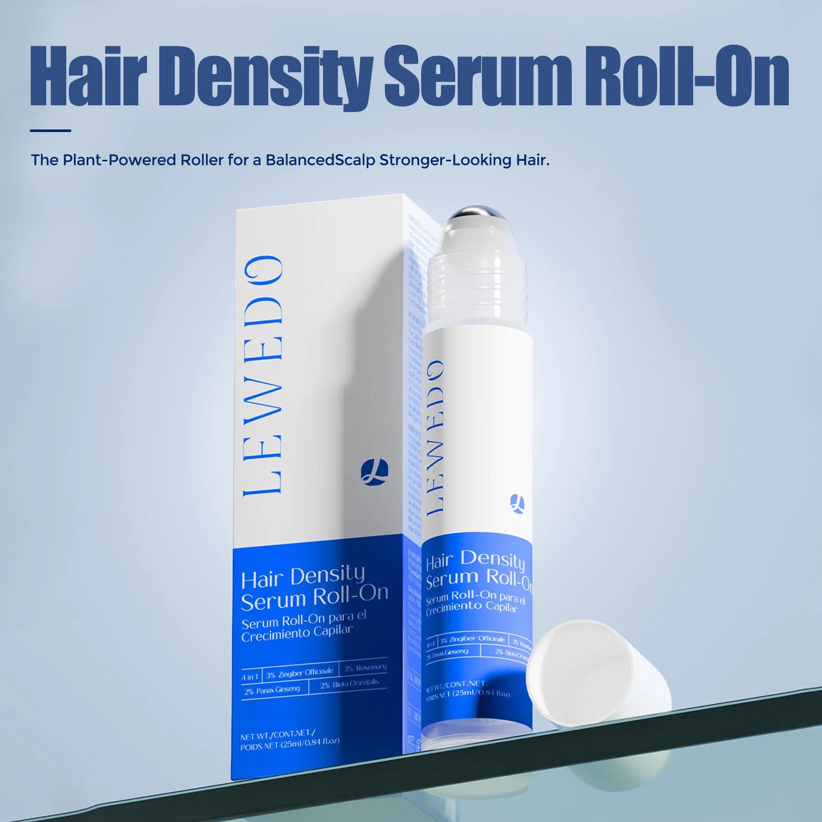 

Rosemary Hair Growth Roller Essence Improves Scalp Health Stimulates Follicle Activity Reduces Hair Breakage Increases Density