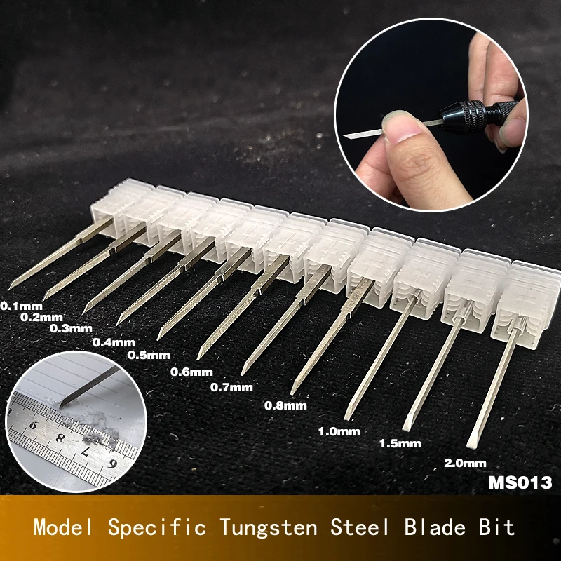 Model Making Tools Gundom Transformation Tool Detail Marking Replaceable Tungsten Steel Blade Bit (excluding cutter handle)