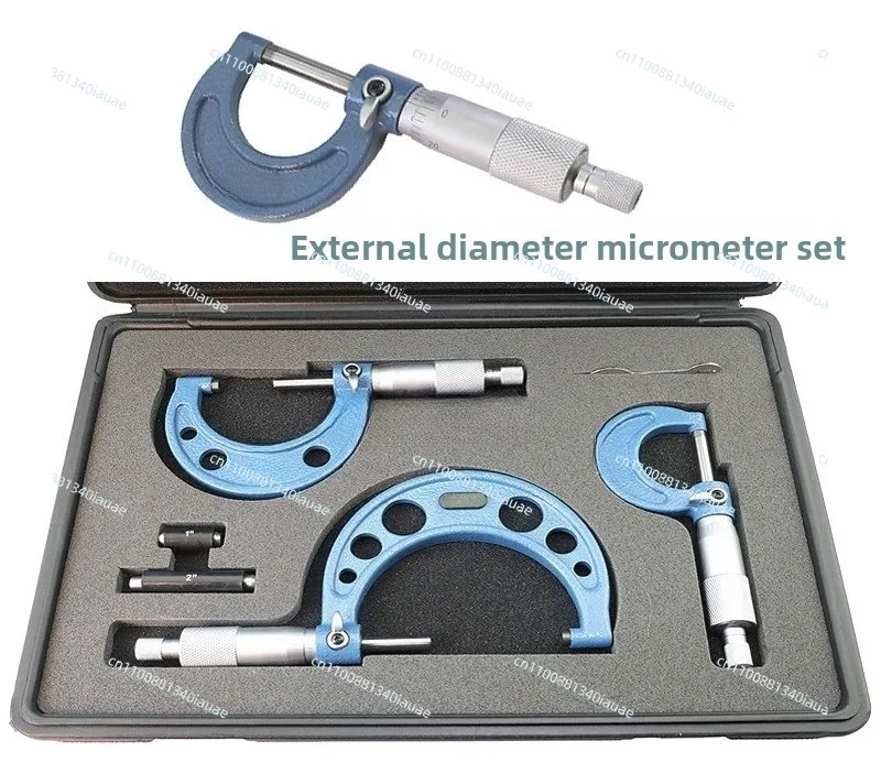 

Outer Diameter Micrometer Set, Spiral Micrometer 3pcs/4pcs/6pcs Mechanical Micrometer, Metric Imperial
