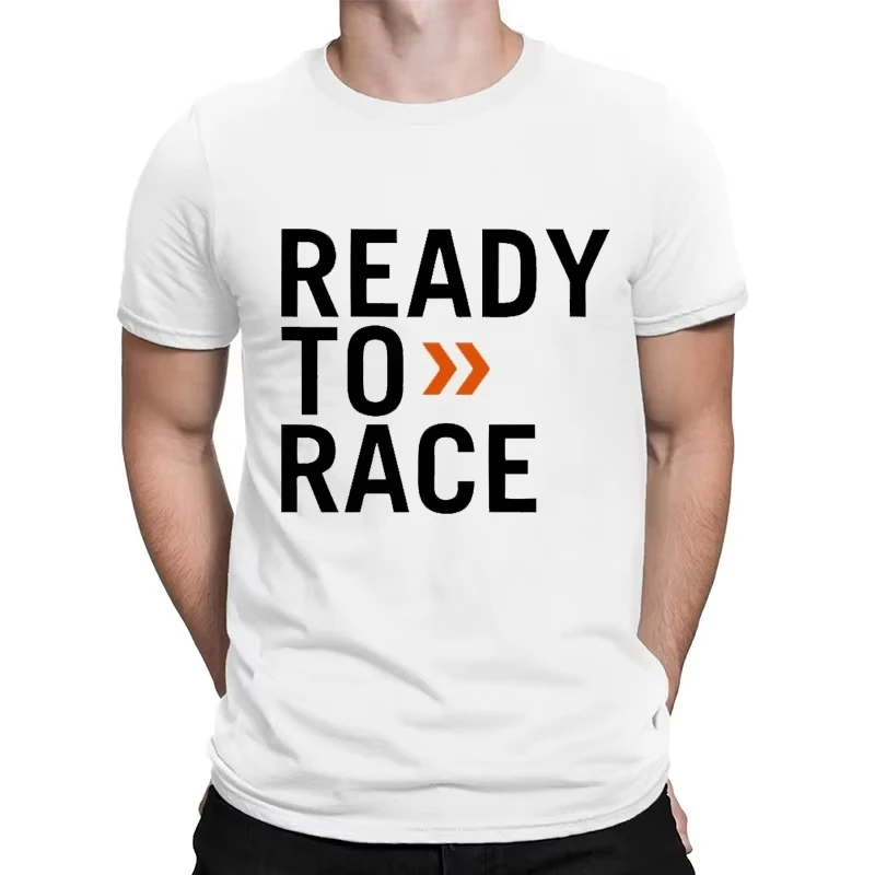 

Летняя футболка Ready To Race, новинка, топы, эндуро, крест, мотокросс, битман, велосипедные футболки для жизни, мужская одежда, футболка с принтом