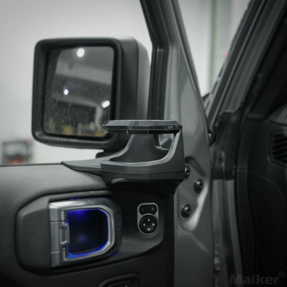 

Maiker 2 PCS Water Cup Holder For Jeep Wrangler JL Gladiator JT Front Door L&R Side Cup Water Accessories