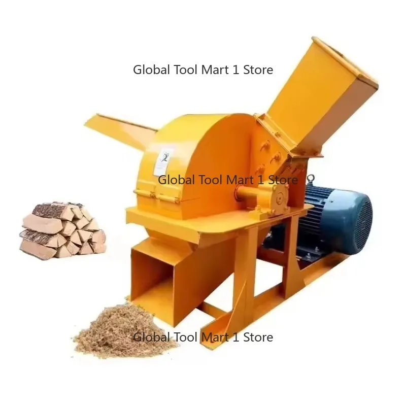 Tree Log Crusher Coconut Shell Sawdust Machine Bamboo Wood Branch Sawdust Crusher Pine Sawdust Making Machine for Pellet