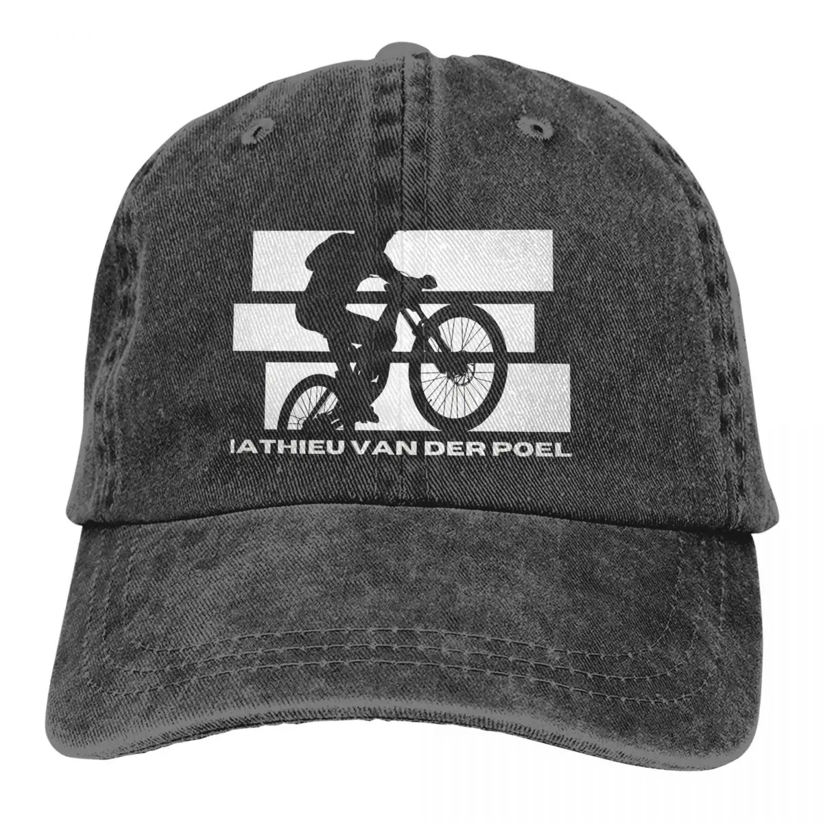 Van Der Poel Multicolor Hat Peaked Women's Cap Mathieu Personalized Visor Protection Hats