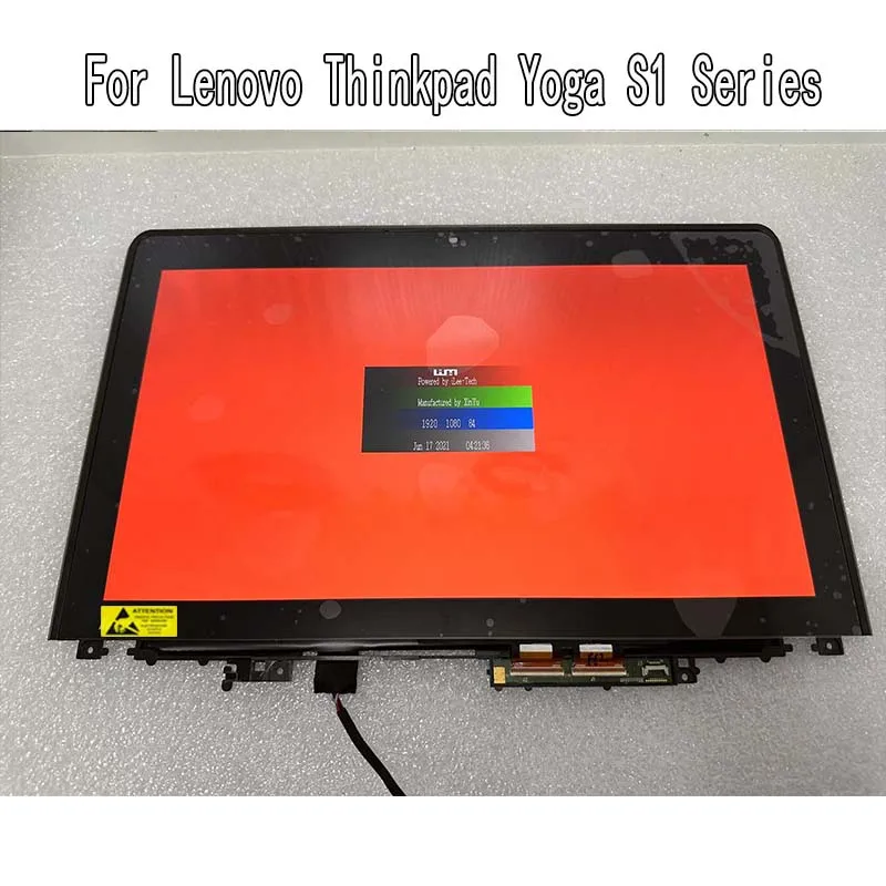 For Lenovo Thinkpad S1 Yoga Laptop Screen LCD Display Assembly LP125WH2(SP)(T1) LP125WF2(SP)(B2) 00UP940 00HM910 04X6473 00HM912