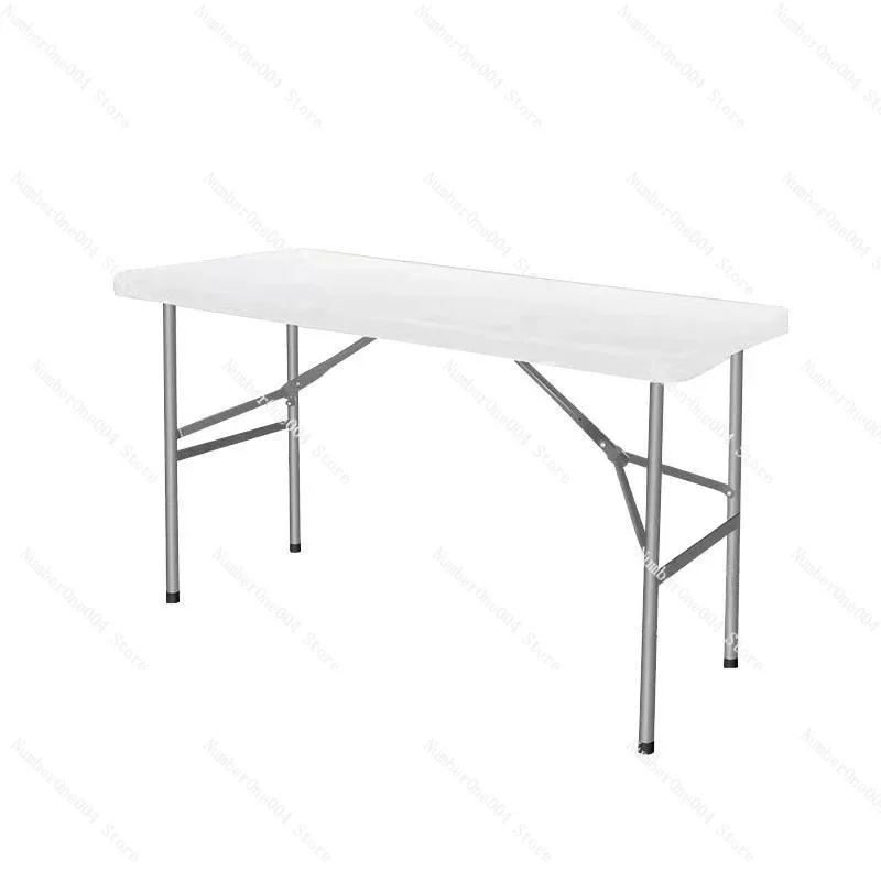 Applicable to Outdoor Folding Table Stall Table Household Blow Molding Folding  Night Market Plastic Portable Strip