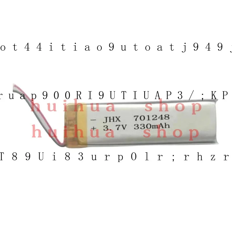 For 50Pcs Rechargeable 3.7V 330Mah 701248   Li-Polymer Li Lipo Battery Jst-Ph 2Pin 2.0 zm