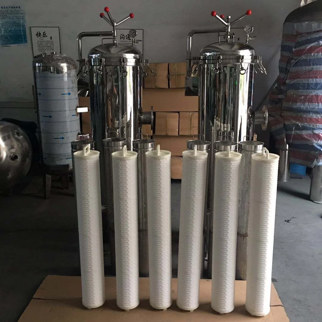 Hoge stroomsnelheid Cartridge Filterbehuizing Waterbehandeling Filterbehuizing Multifilterbehuizing 20 inch