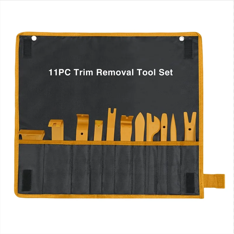 

11 PCS No-Scratch Auto Trim Removal Tool Kit Fastener Remover for Car Audio Dash Window Molding Vehicle Tools