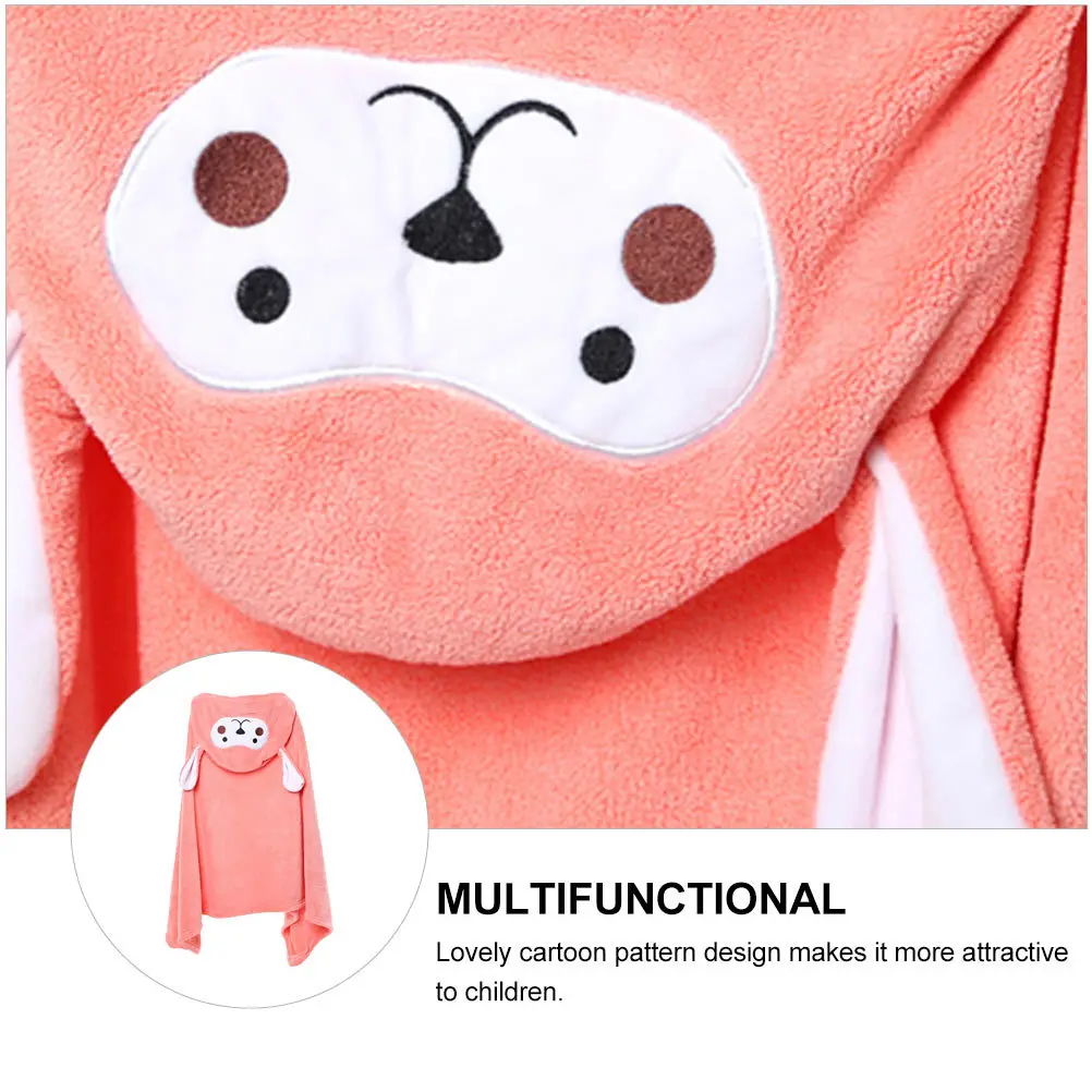 

1Pcs Kids Bath Towel Cartoon Coral Fleece Soft Breathable Child Bath Cloak Shower Towel Wrapping Quilt