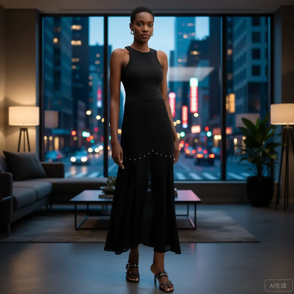 

2026 New Arrival Pearl Embellished Maxi Dress for Women High Slit Sheer Overlay Layered Skirt A-line See Through Chiffon Gown