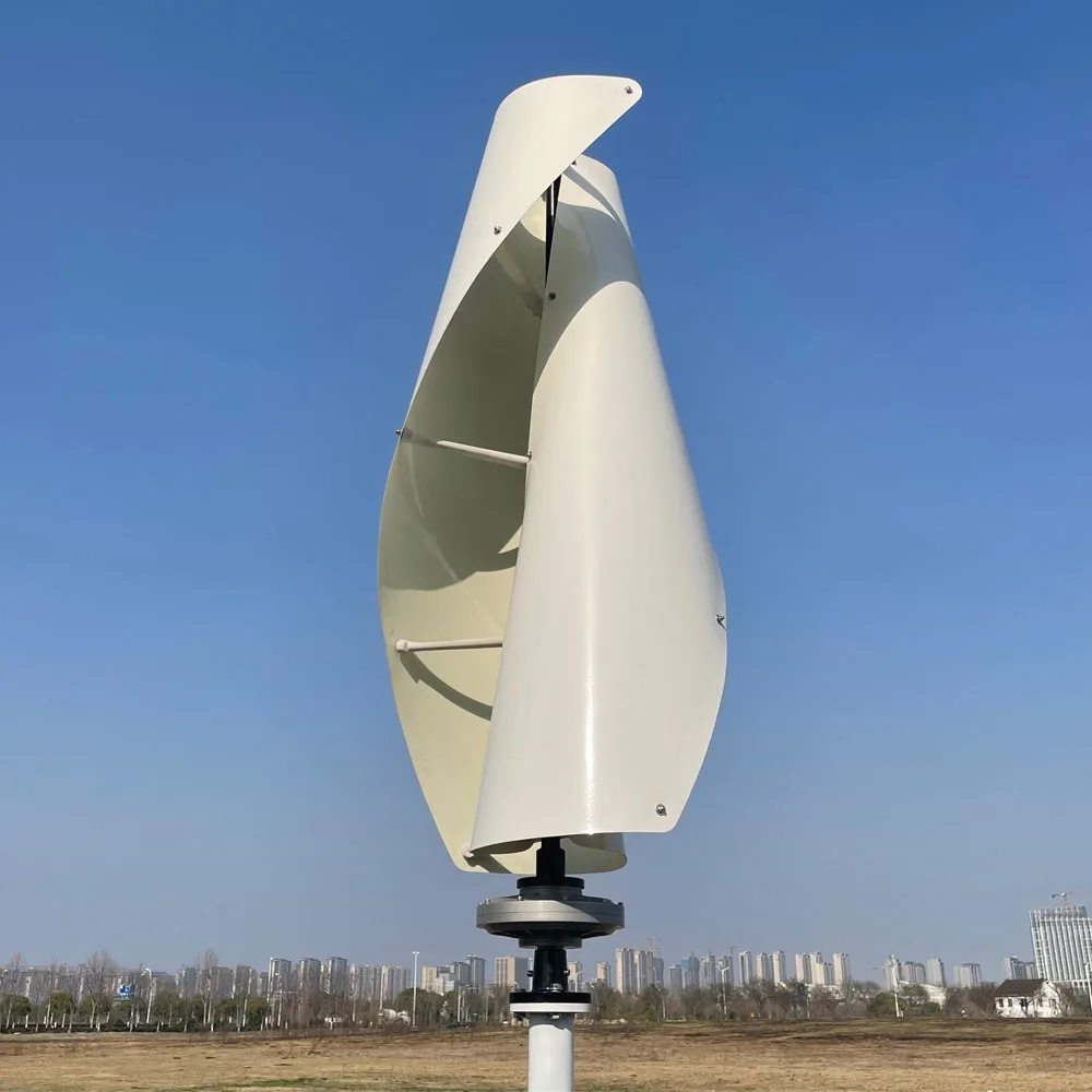 1KW 2KW 3KW Vertical Wind Turbine Permanent Magnet Generator 3 Phase 12V 24V 48V 96V 220V Vertical Axis Coreless Wind Generator