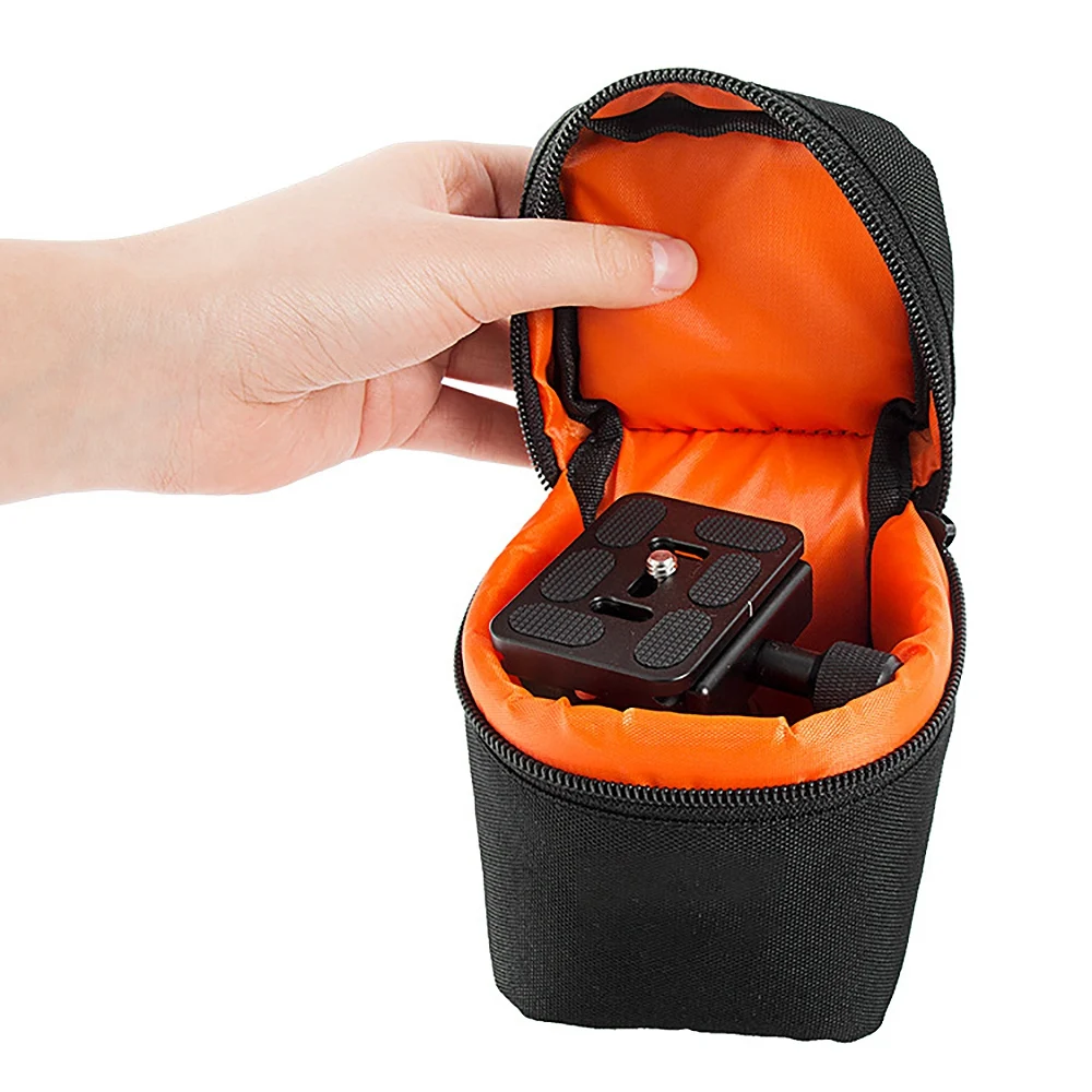 Grosso Shockproof Camera Lens Bag, Bolsa de proteção, acolchoado, DSLR
