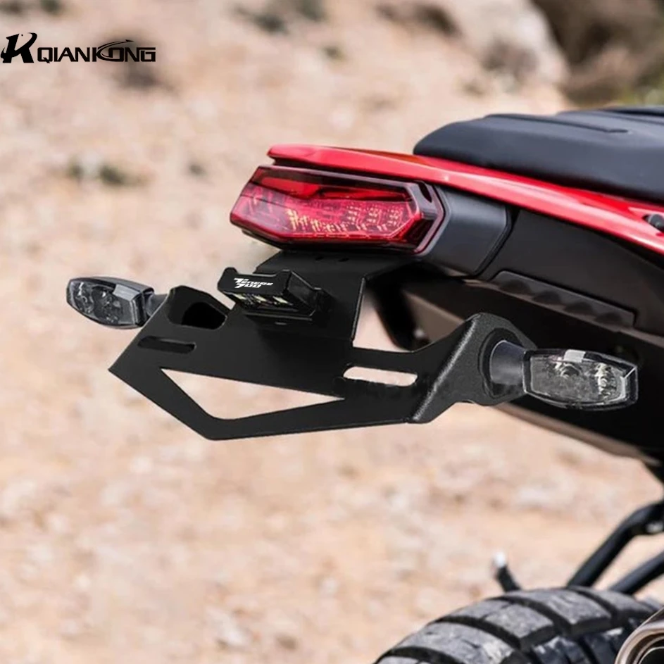 

XTZ690 Rear License Plate Holder Bracket with Light Tail Tidy Fender Eliminator FOR Yamaha Tenere 700 TENERE 700 Rally 2019-2023