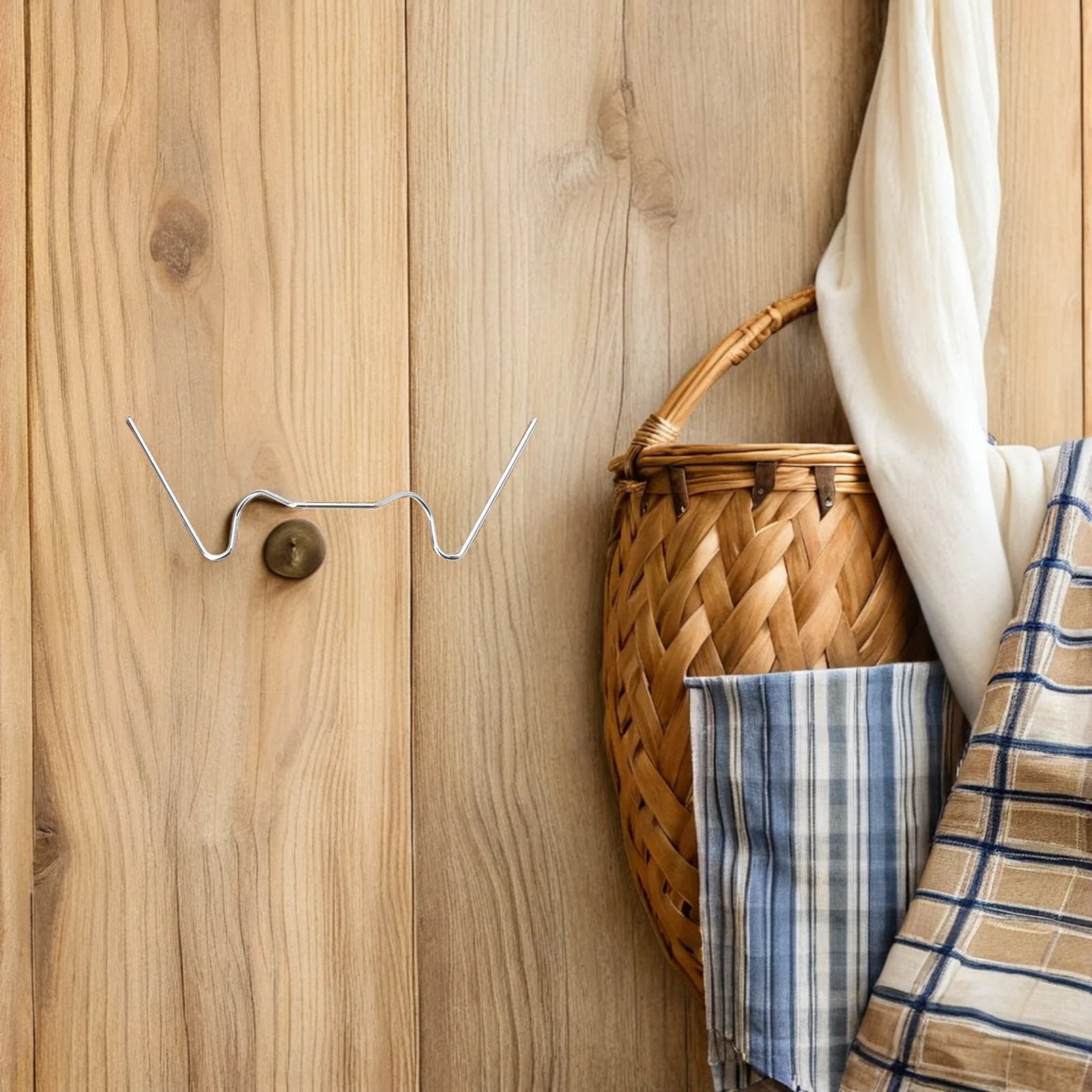 

50pcs Stainless Steel Glass Pane Fixing W Wire Durable Rust-Resistant Garden Accessories Glass W-Clamps Greenhouse Window Clips