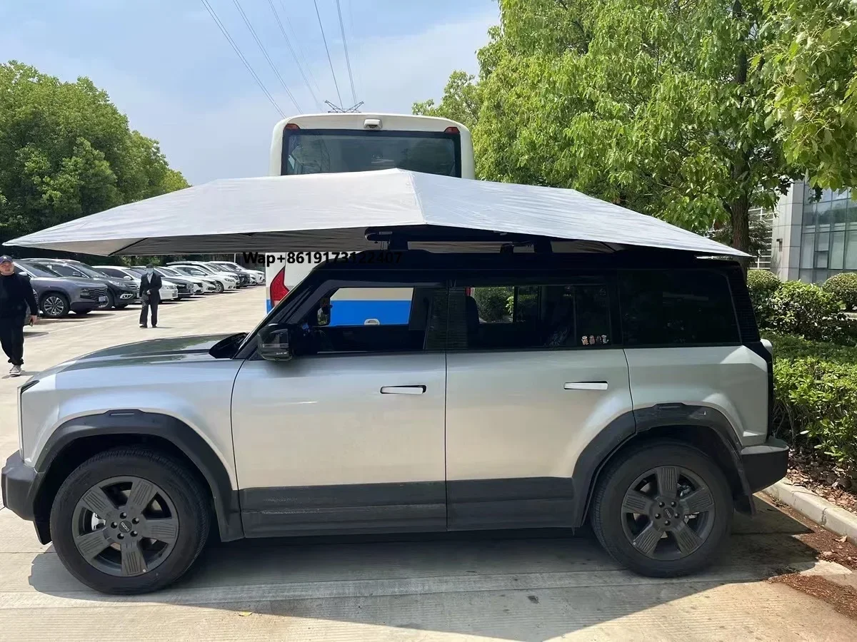 

Universal Automatic Outdoor Car Roof Sun Shelter Parking Shade New Car Top Canopy