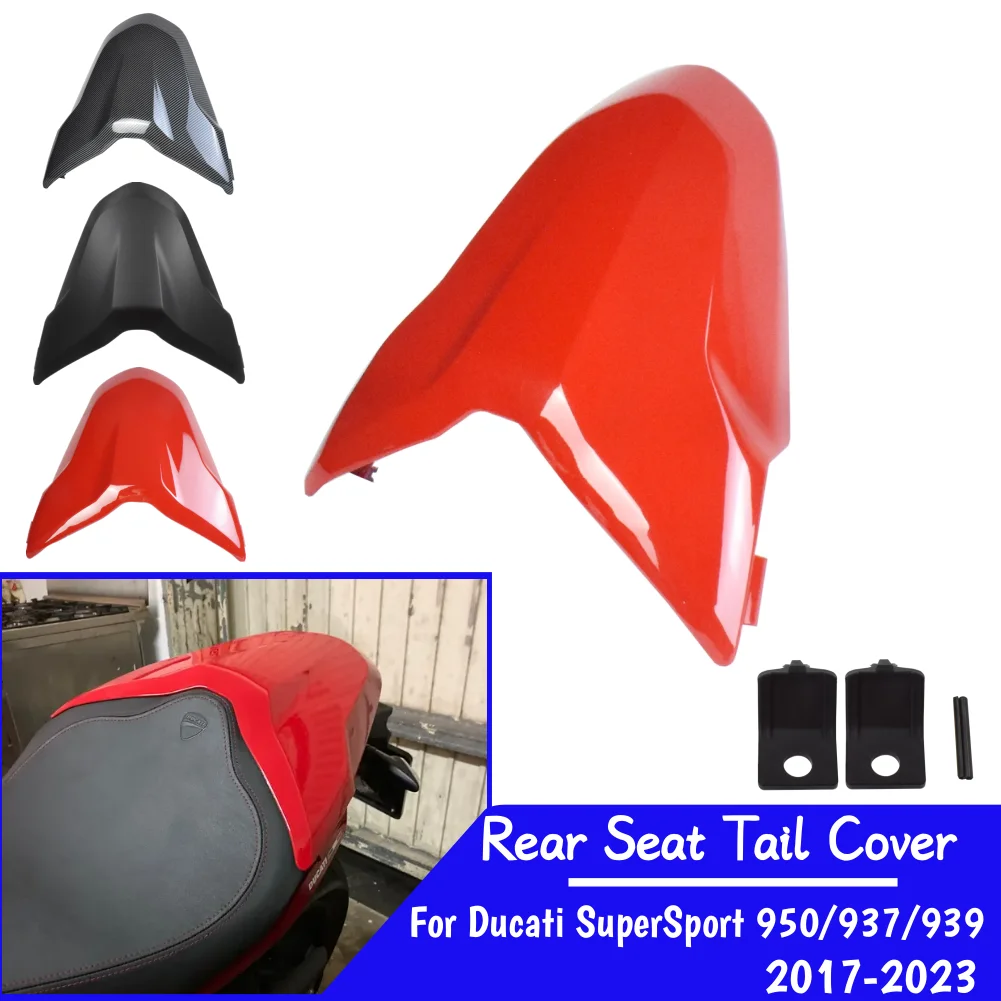 

Motorcycle Rear Seat Tail Cover Fairing Cowl For Ducati SuperSport 950 939 937 2017-2024 2023 Passenger Seat Cowl Accessories