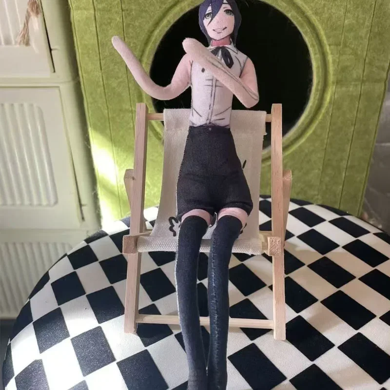 Anime Cosplay Volkner Lacey Power Makima Cosplay Stuffed Dolls movable Abstract Wire Skeleton Halloween Prop