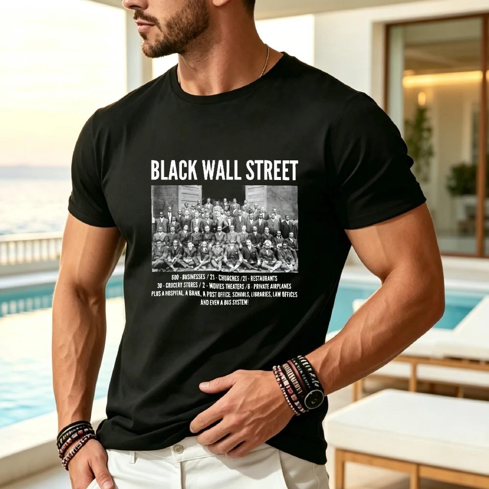Street Fashion Vibes - T-shirt nera da uomo con grafica