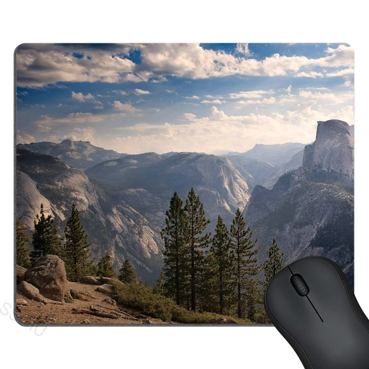 Hoge Kwaliteit natuurlijke landschap afdrukken Gaming Muismat Gamer Muis Mat Toetsenbord Matten Bureau Pad Muismatten 22x18 cm voor Computer