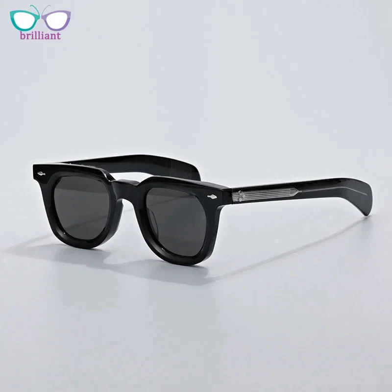 

2024 Men Sunglasses Round Retro Acetate Luxury Brand VENDOME Top Handmade Outdoor Car Driving UV400 Women Fashion SUN GLASSES