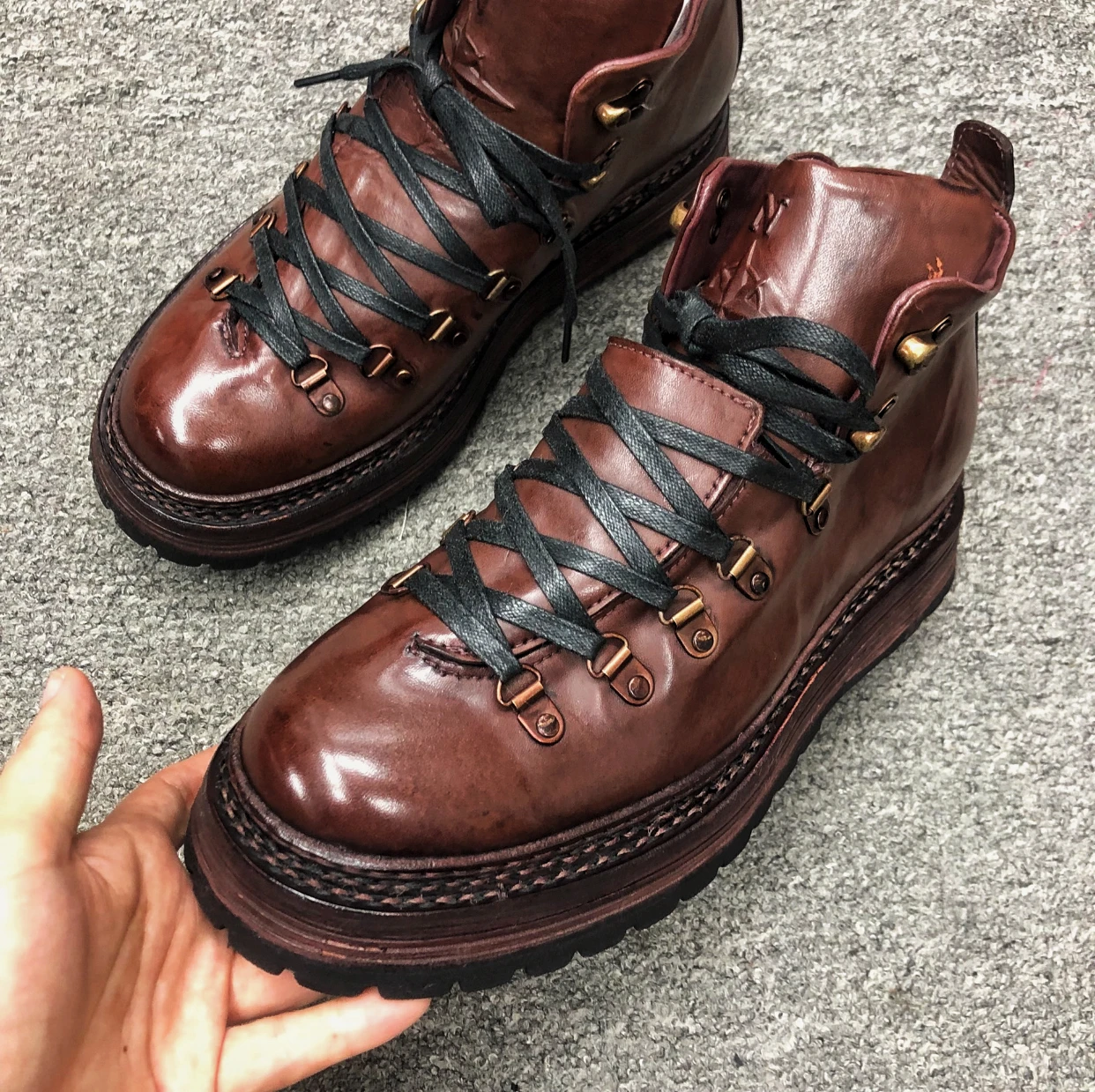 Personlized Customized Goodyear Handmade Real Leather Sole Retro Tactical Paratrooper Boots Vintage Retro Luxury Botas