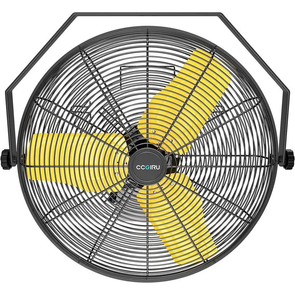

Промышленный настенный вентилятор 24 дюйма, высокоскоростной, 2-скоростной, регулируемый, металлический, для сараев, гаражей, коммерческих объектов, складов, теплиц, UL
