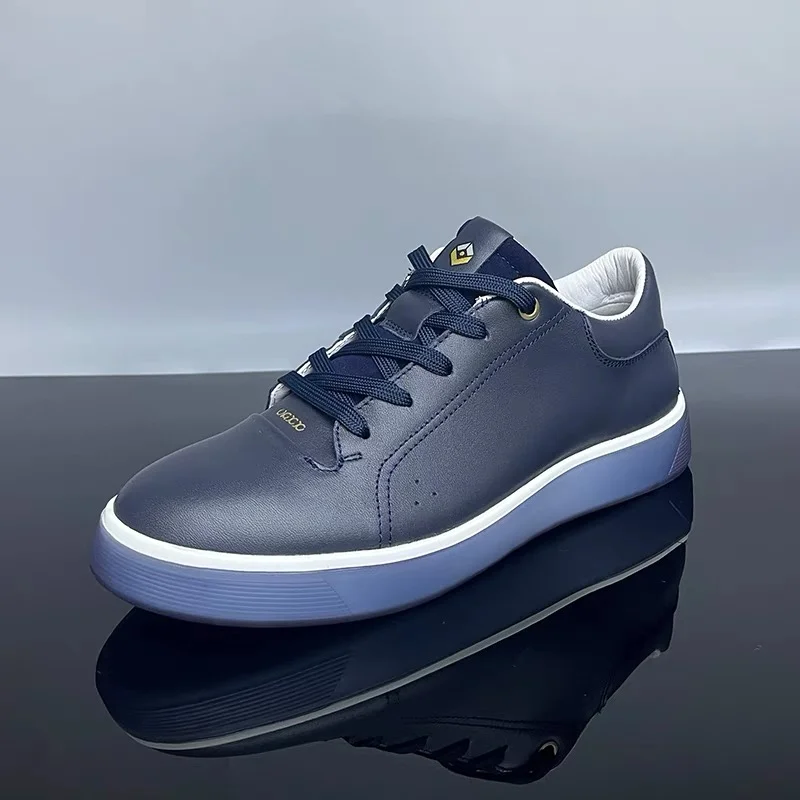 S3ba19d91f94f4bb5a1b5123ea4f29d67E Genuine Leather Men Sneakers Breathable Comfort Classic Casual Shoes
