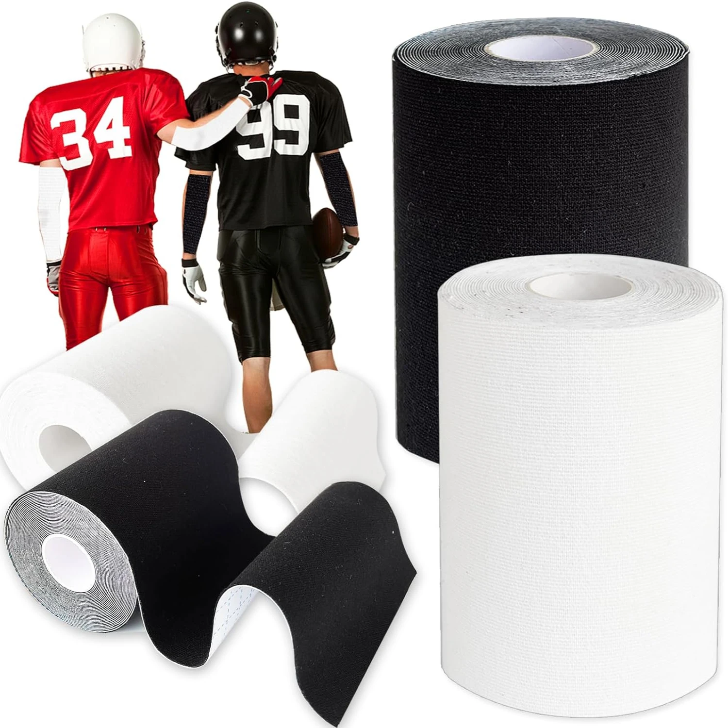 High-performance Extra Wide Protective Football Turf Tape for Enhanced Arm and Elbow Burn Prevention - Ultra Sticky Athletic Arm