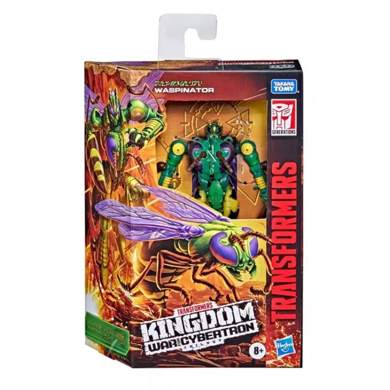 Nuevo Juguete Clásico de Transformers de Hasbro, Guerra por Cybertron Kingdom WFC-K34, Waspinator, Figura de Acción de Anime, Robot de Juguete