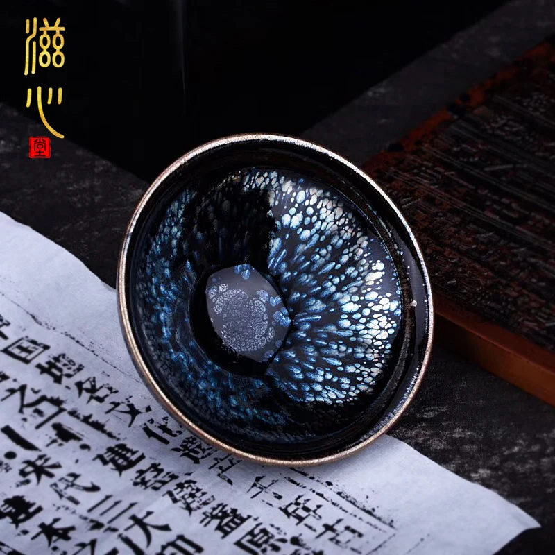 

|Zi heart jianyang built one masters cup Chen Yeqi hometown tea masters cup run of mine ore pure manual, sample tea cup