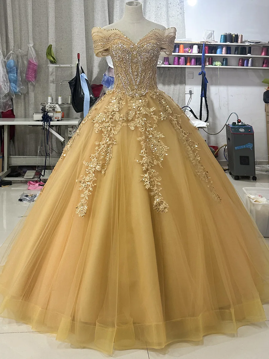 Cinderella Dress Gold: The Real Story Behind My Daughter's Perfect  Quinceaera Gown
