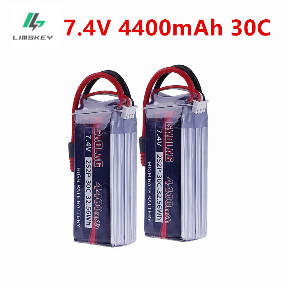 2S 7.4v 4400mAh 30C Lipo Battery For MJX Hyper Go 12212/1430