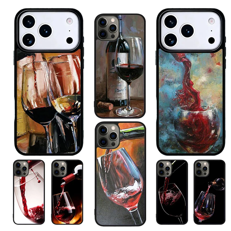 Wine Plus Beer - Getränke- und Weinmuster Handyhülle für iPhone